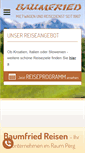 Mobile Screenshot of baumfried-reisen.at